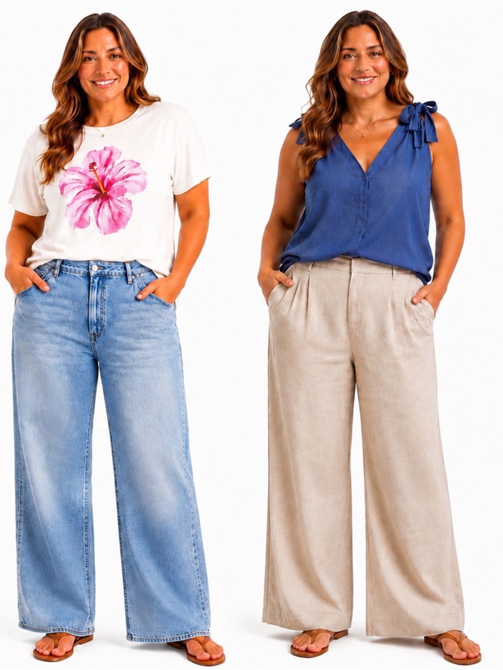 Women's 5-piece Summer Capsule Bundle Abercrombie Linen NWT Pants Tee Tank Jeans